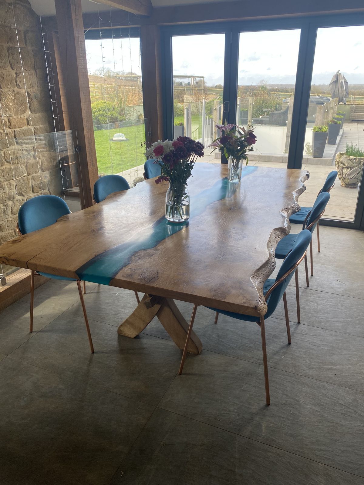 Large Dining Table And Chairs