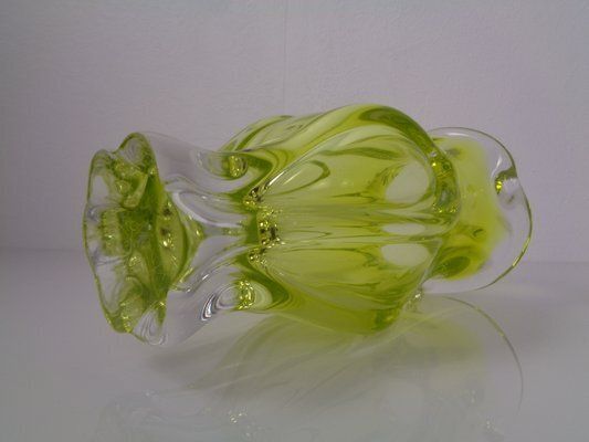 Home Decor Czech Glass Vase By Josef Hospodka, 1960s photo