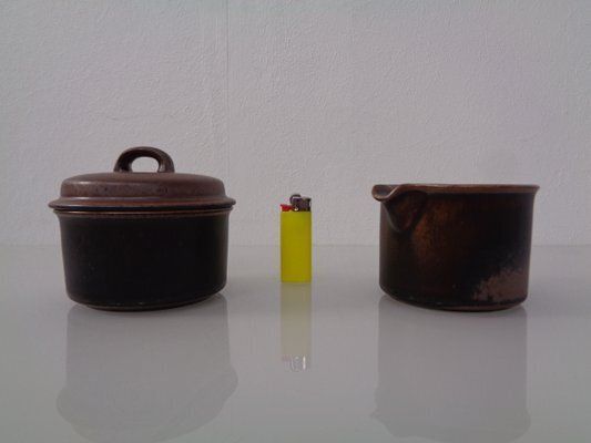 Finnish Ruska Milk Jug And Sugar Pot By Ulla Procope For Arabia, 1960s, Set Of 2 photo buy