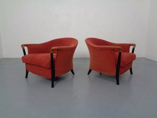 Set Of Progetti Lounge Chairs By Umberto Asnago For Giorgetti, 1980s, Set Of 2 photo for sale