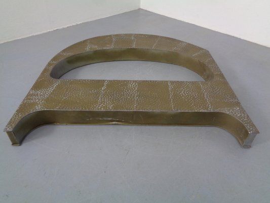 photo furniture Large Industrial Letter D In Aluminum, 1960s