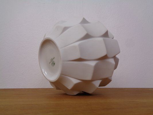 Mid Century Artichoke Op Art Vase From Hutschenreuther, Germany, 1960s photo vinterior