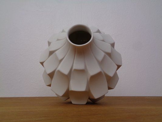 Mid Century Artichoke Op Art Vase From Hutschenreuther, Germany, 1960s photo buy