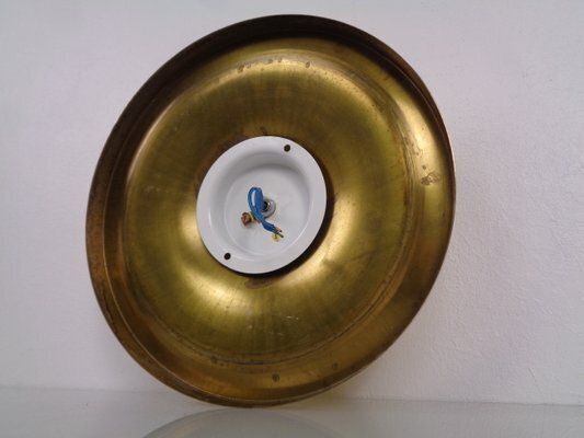 photo furniture Space Age Golden Wall Lamp From Doria Leuchten, 1960s