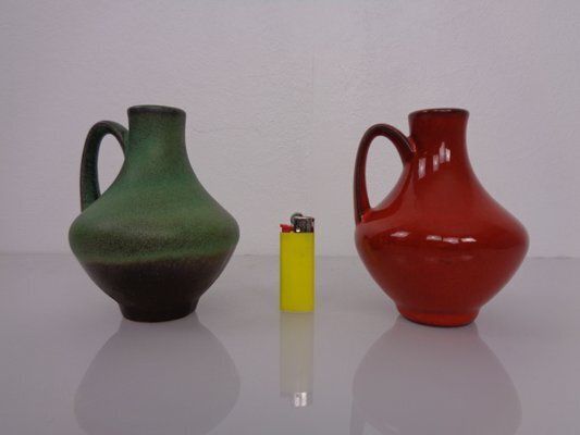 Studio Ceramic Model 129/12 Vases By Fritz Van Daalen, Germany, 1960s, Set Of 2 photo furniture