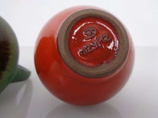 photo vinterior Studio Ceramic Model 129/12 Vases By Fritz Van Daalen, Germany, 1960s, Set Of 2