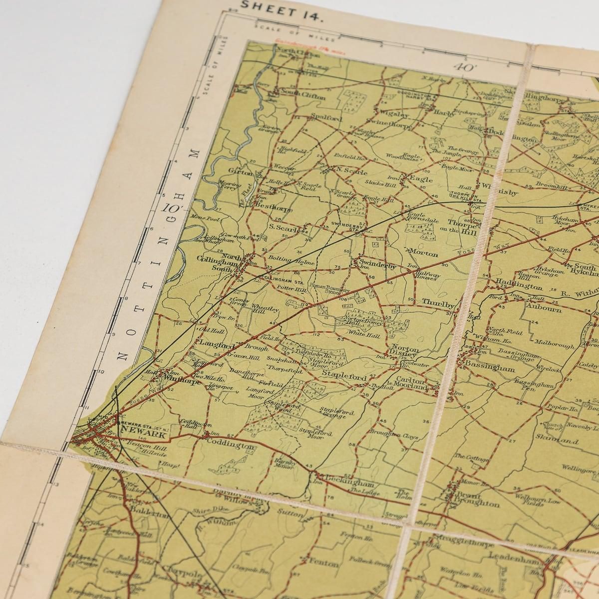 photo vinterior 20thc Leather Cased Collection Of Bartholomew Maps Of Great Britain C.1920