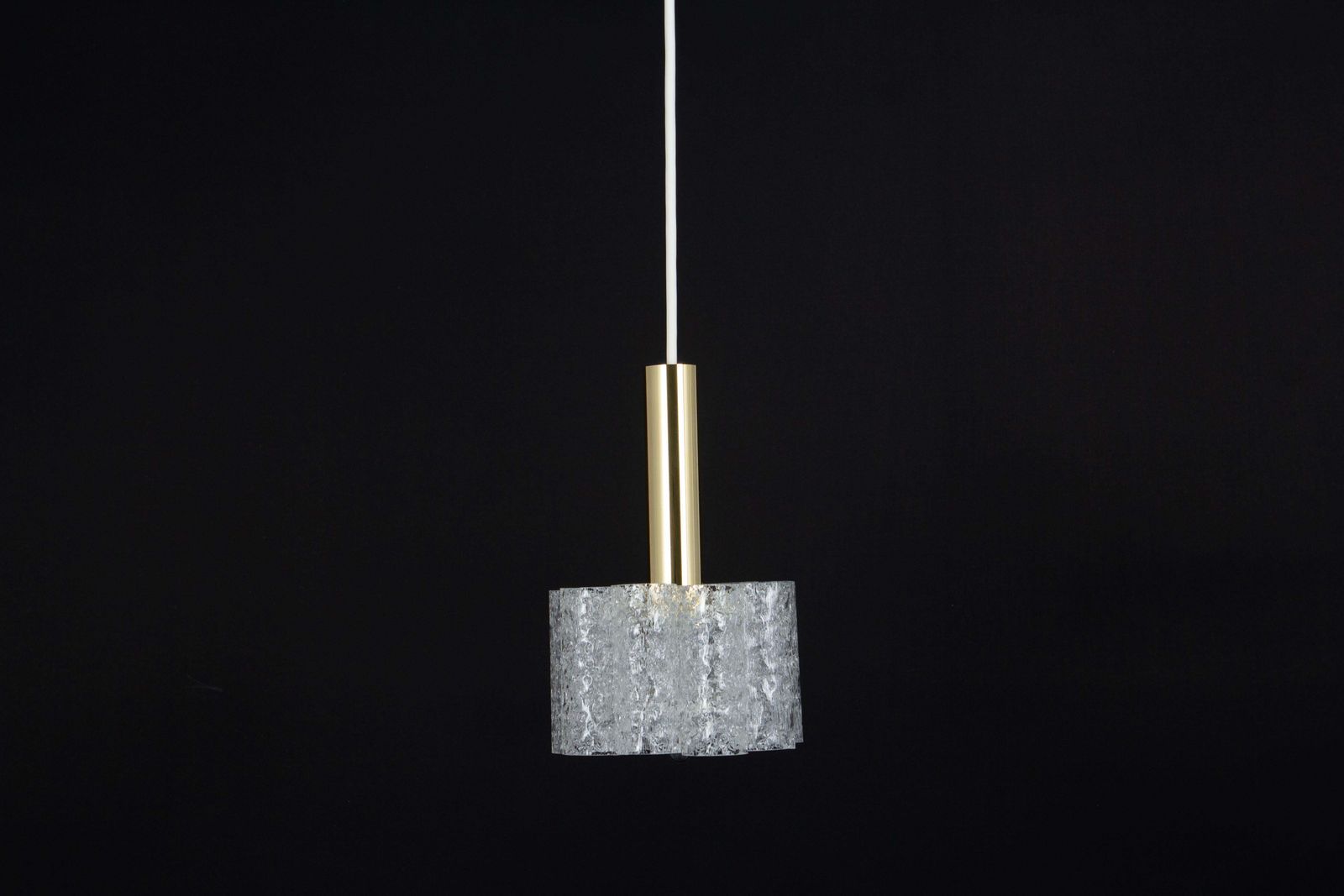 1 Of 3 Petite Murano Tubes Pendant Lights By Doria, 1970s photo Lighting