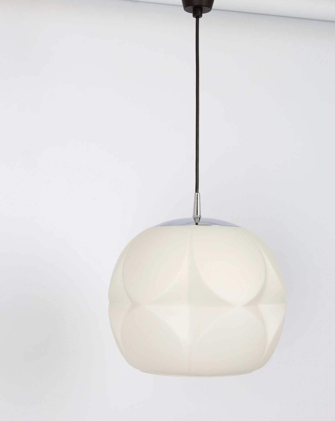 1 Of 9 Opal Glass Pendant Lights By Peill & Putzler, Germany, 1970s photo Lighting