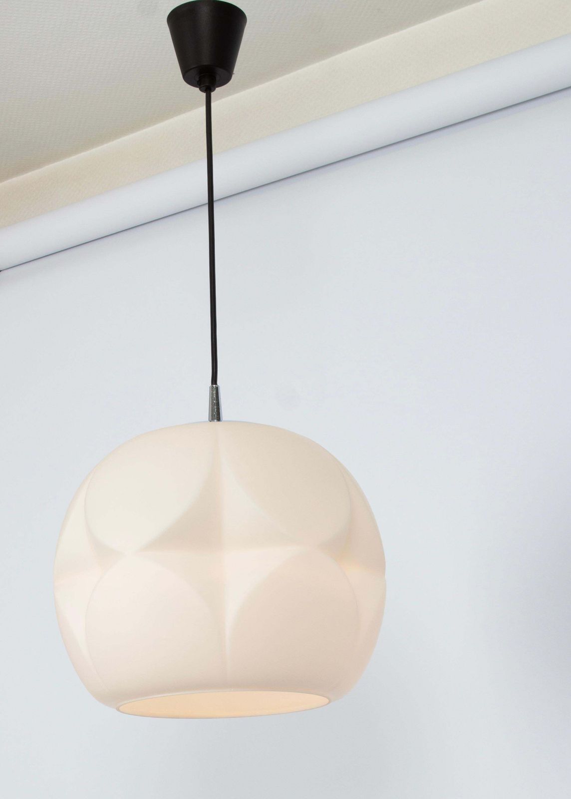 photo furniture 1 Of 9 Opal Glass Pendant Lights By Peill & Putzler, Germany, 1970s