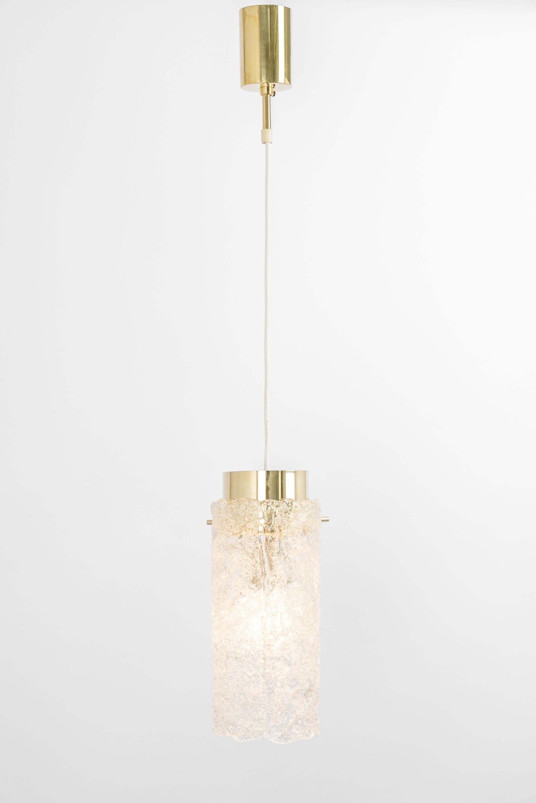 1 Of 2 Petite Murano Pendant Lights By Hillebrand, 1960s photo vintage
