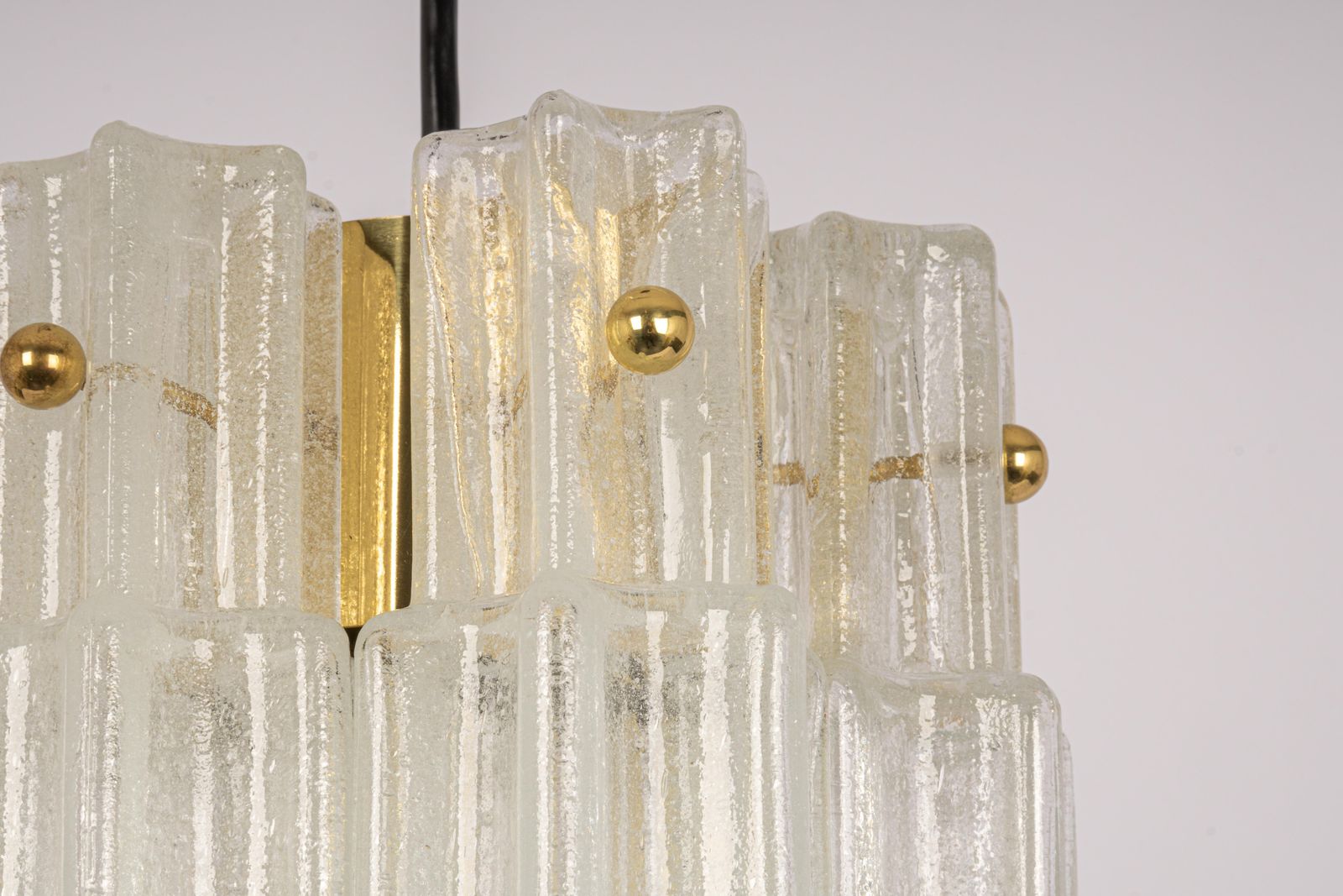 1 Of 3 Small Limburg Glass Flush Mount, Germany, 1970s photo 645.0