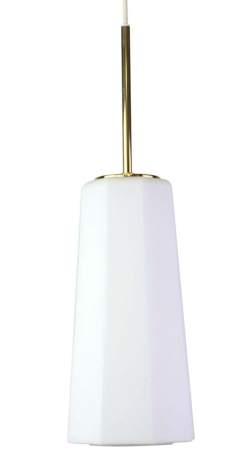 1 Of 2 Stunning Opal Glass Pendants By Limburg, Germany, 1970s photo furniture
