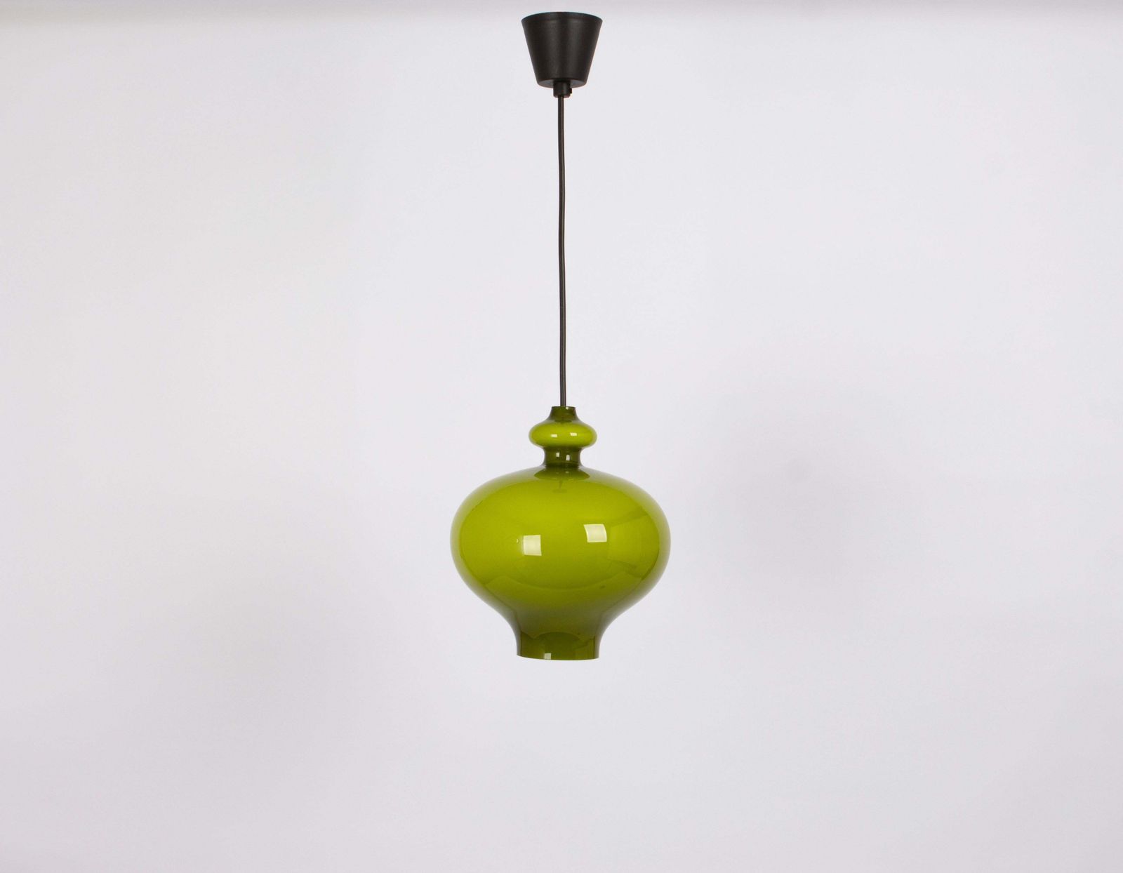 1 Of 3 Petite Green Pendant Light Designed Hans Agne Jakobsson For Staff  1970s photo furniture