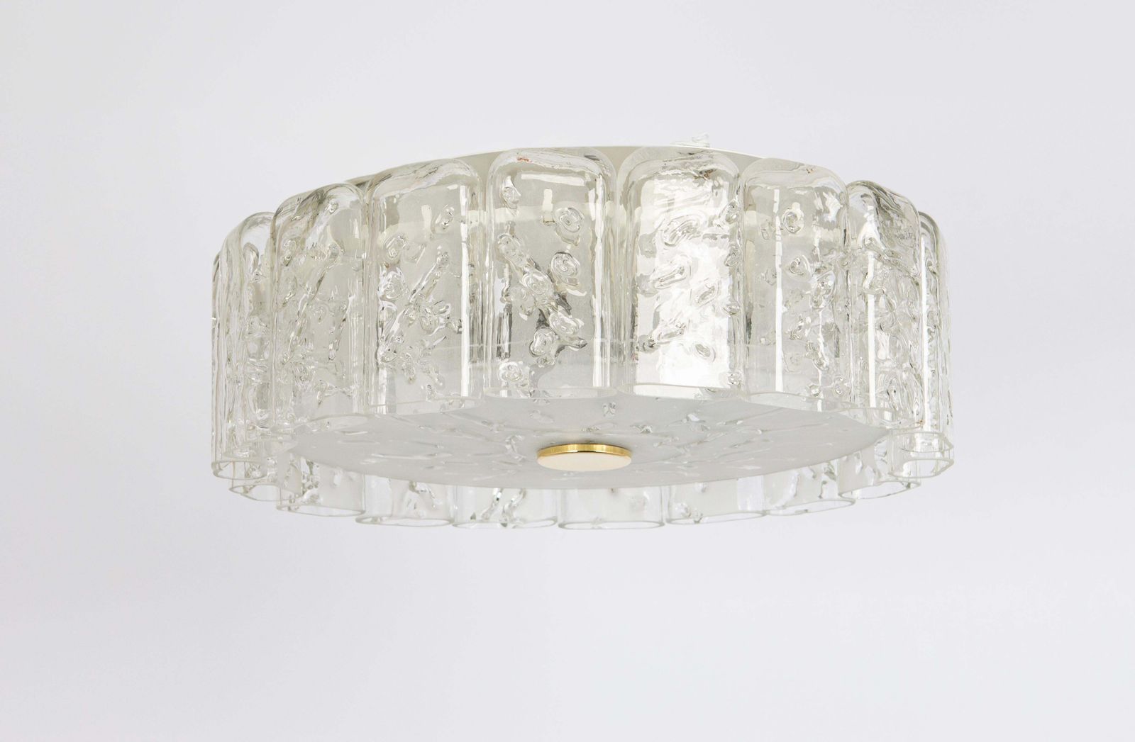 Stunning Glass Tubes Flushmount By Doria, Germany, 1960s photo furniture