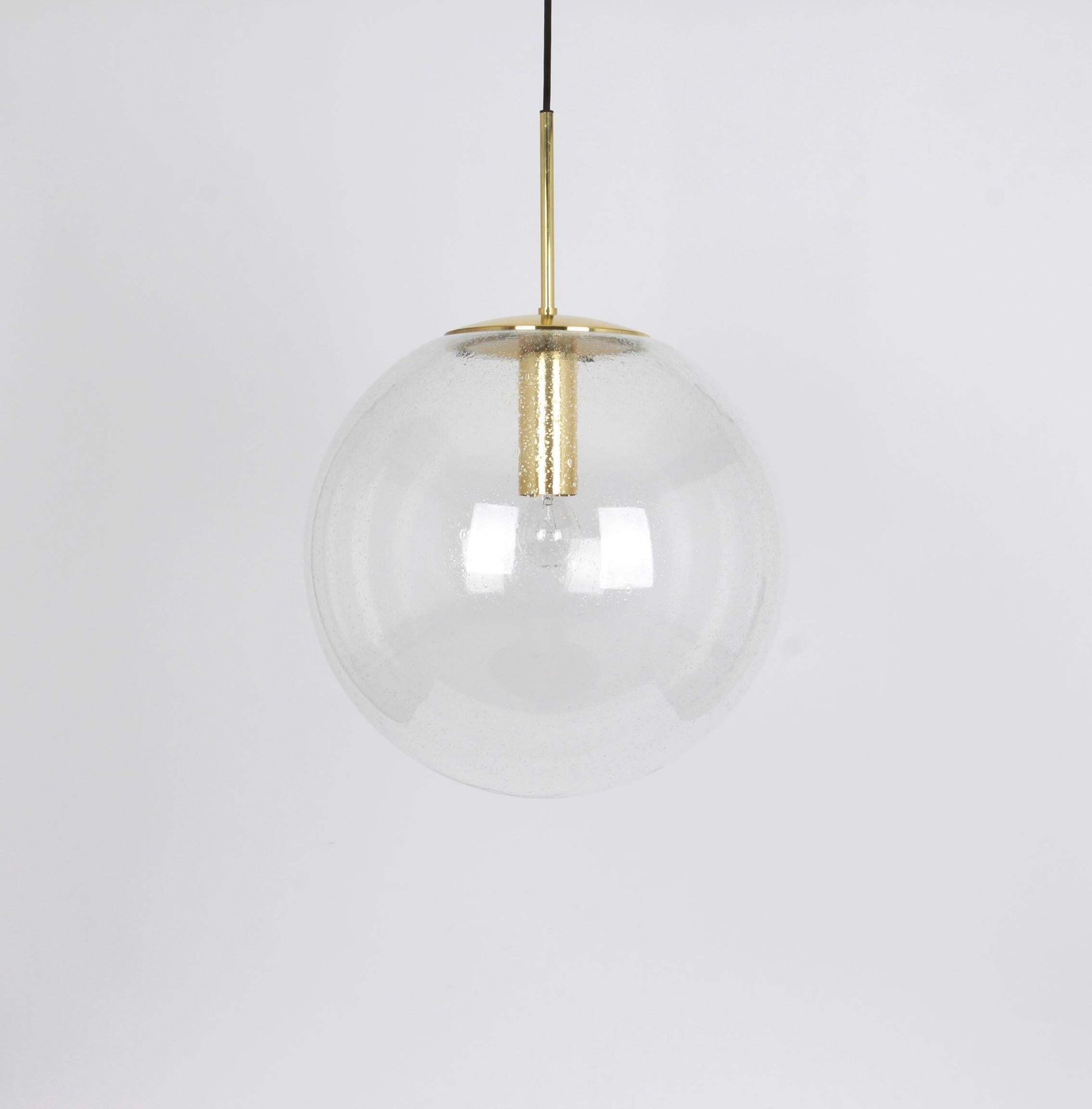 1 Of 5 Huge Limburg Glass Ball Pendant, Germany, 1970s photo furniture