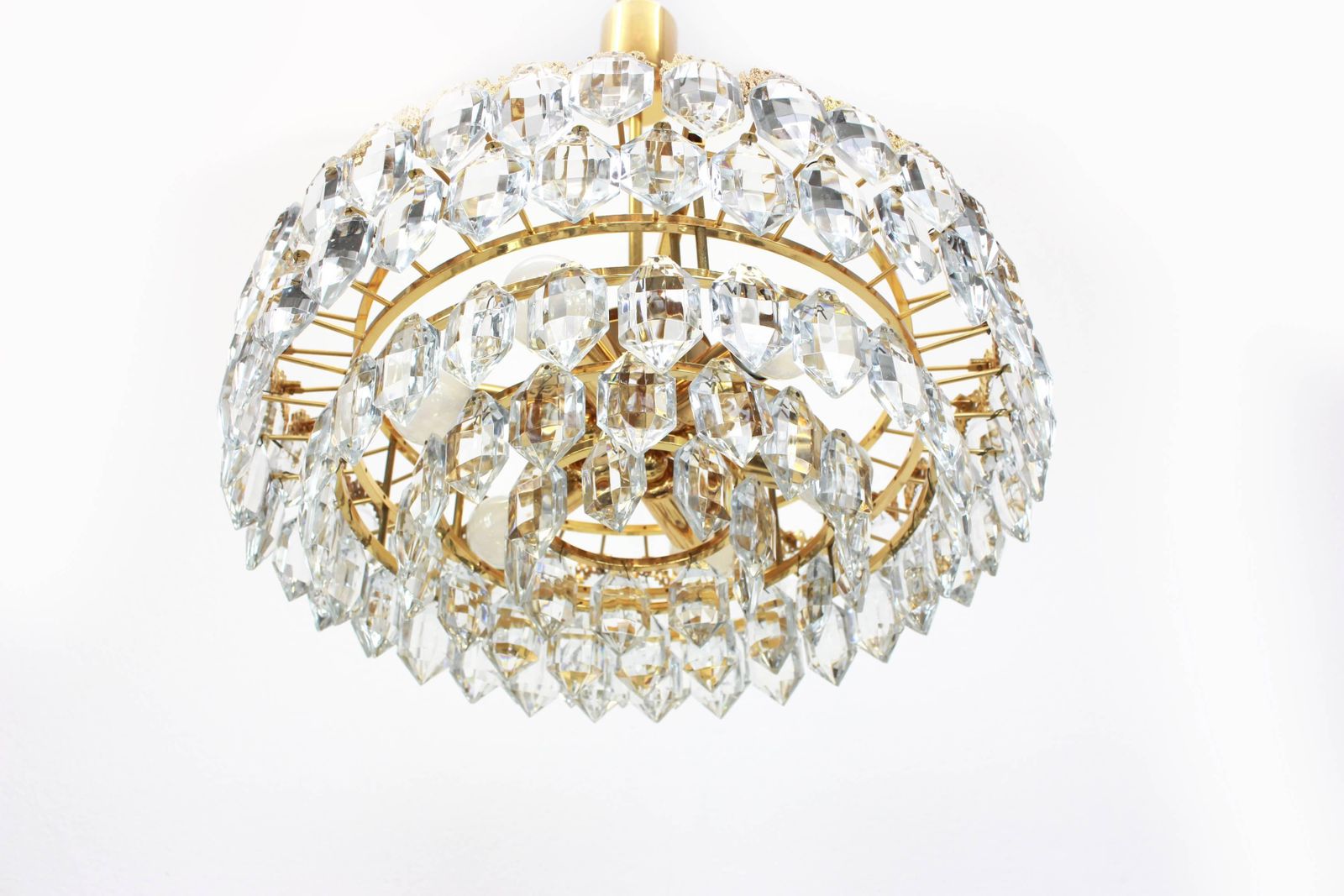 Bakalowits Chandelier, Brutalist Style And Crystal Glass, Austria, 1960s photo 1204.0
