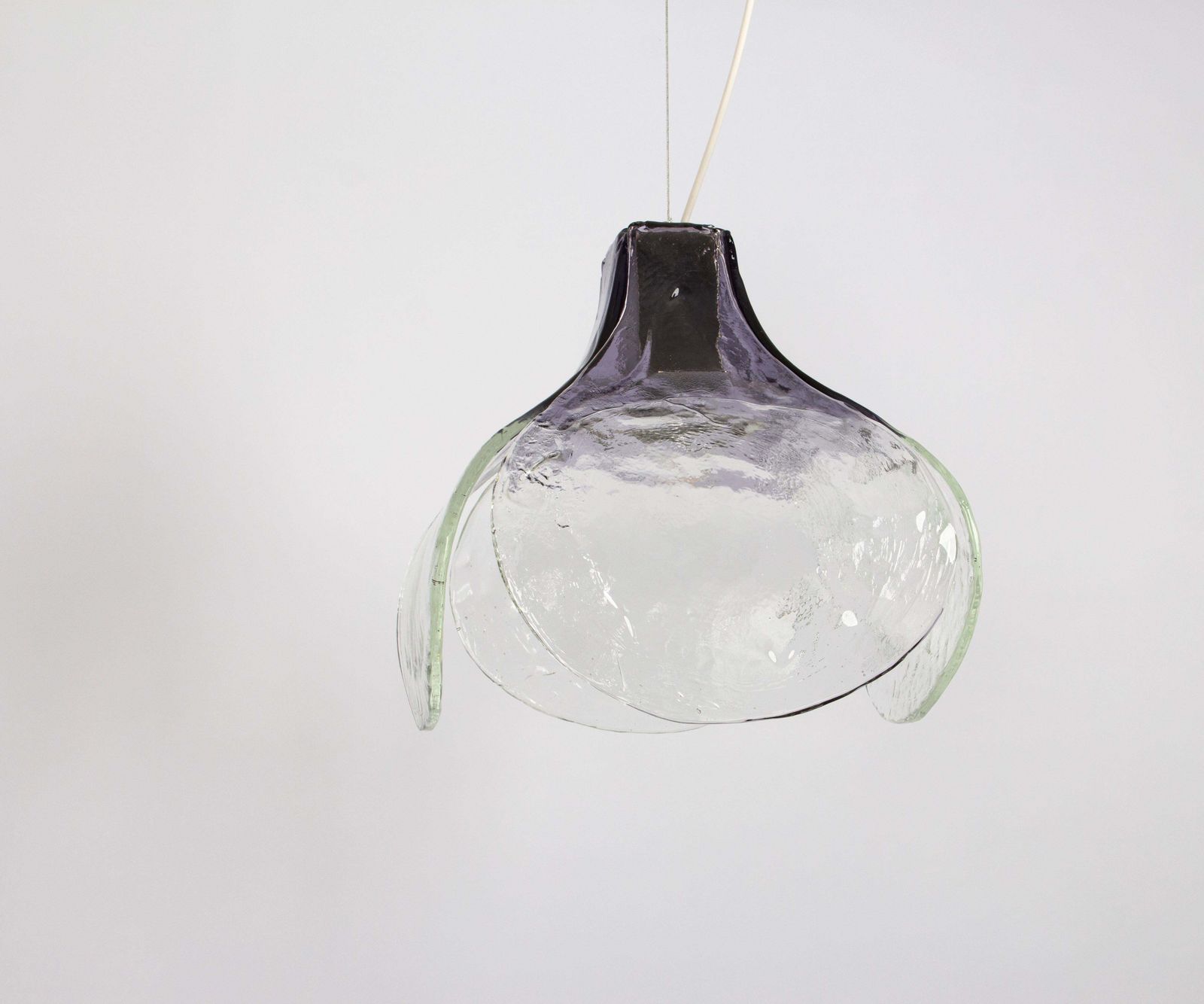 1 Of 3 Stunning Murano Pendant Light Designed By Carlo Nason For Kalmar, 1970s photo Lighting