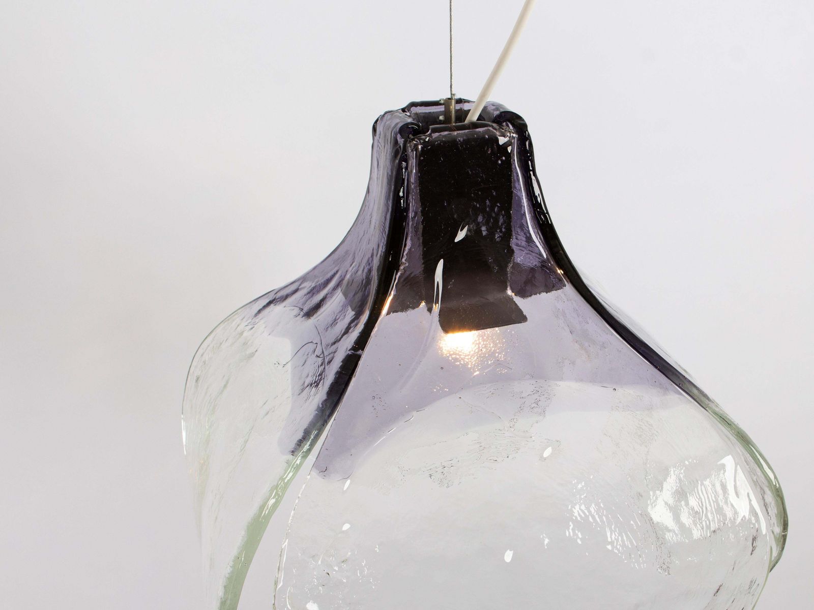 Lighting 1 Of 3 Stunning Murano Pendant Light Designed By Carlo Nason For Kalmar, 1970s photo