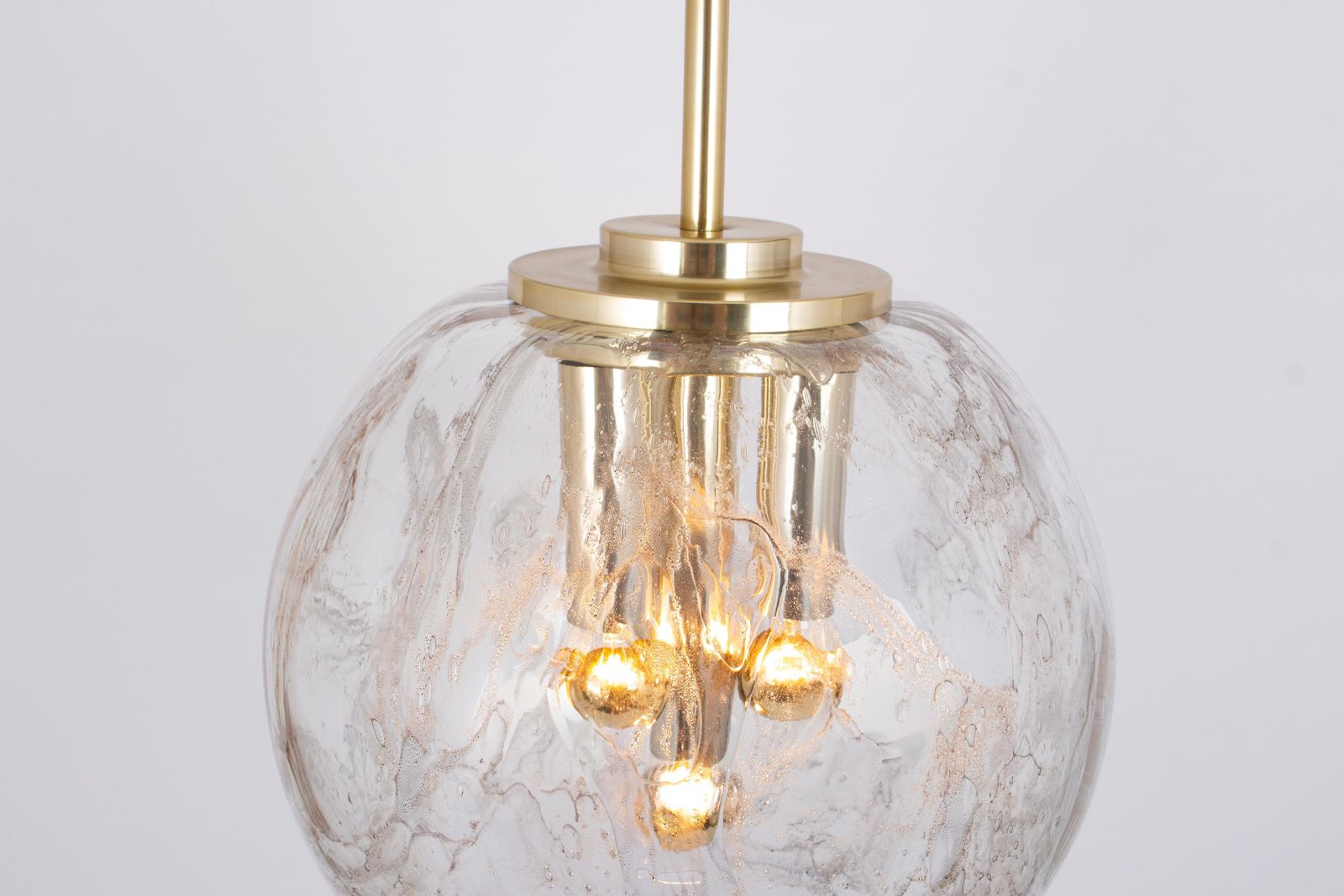 1 Of 2 Large Sputnik Big Ball Pendant By Doria, Germany, 1970s photo 1118.0
