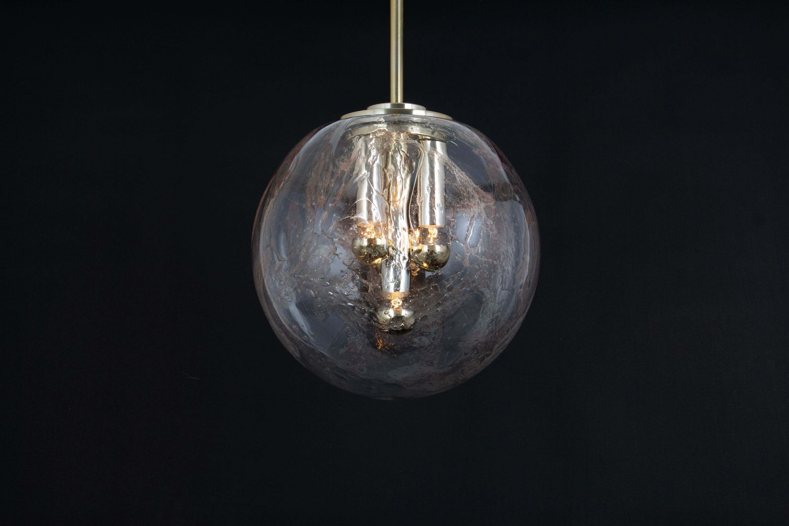 photo furniture 1 Of 2 Large Sputnik Big Ball Pendant By Doria, Germany, 1970s
