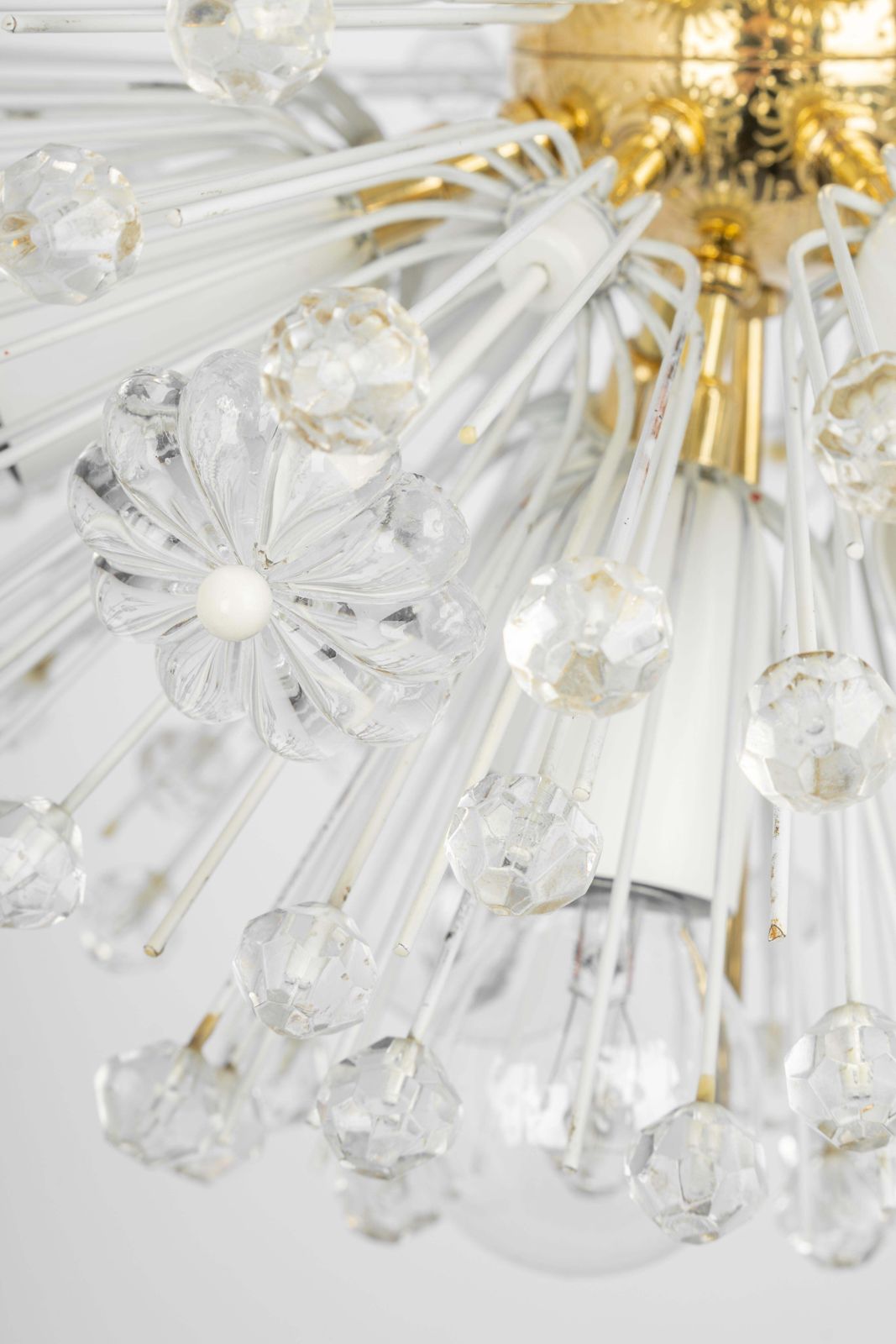 1 Of 3 Petie Starburst Brass Pendant Lights By Emil Stejnar, Austria, 1960s photo for sale