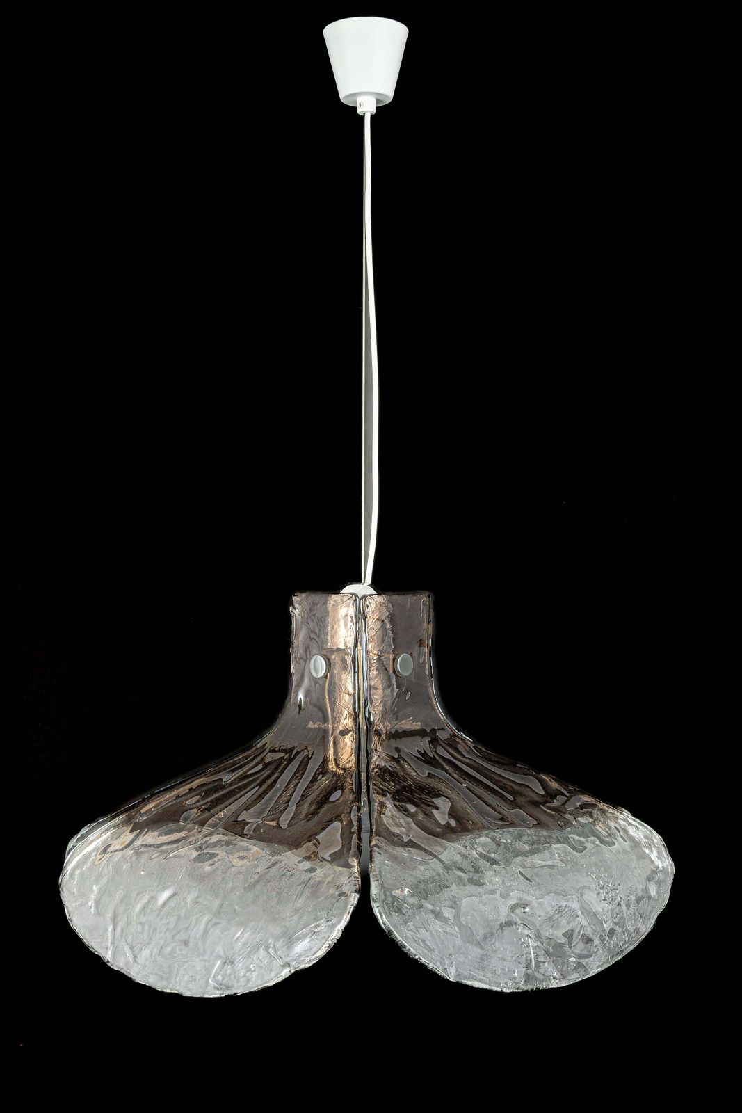1 Of 2 Murano Glass Chandelier Designed By Carlo Nason For Kalmar, Germany, 60s photo Lighting