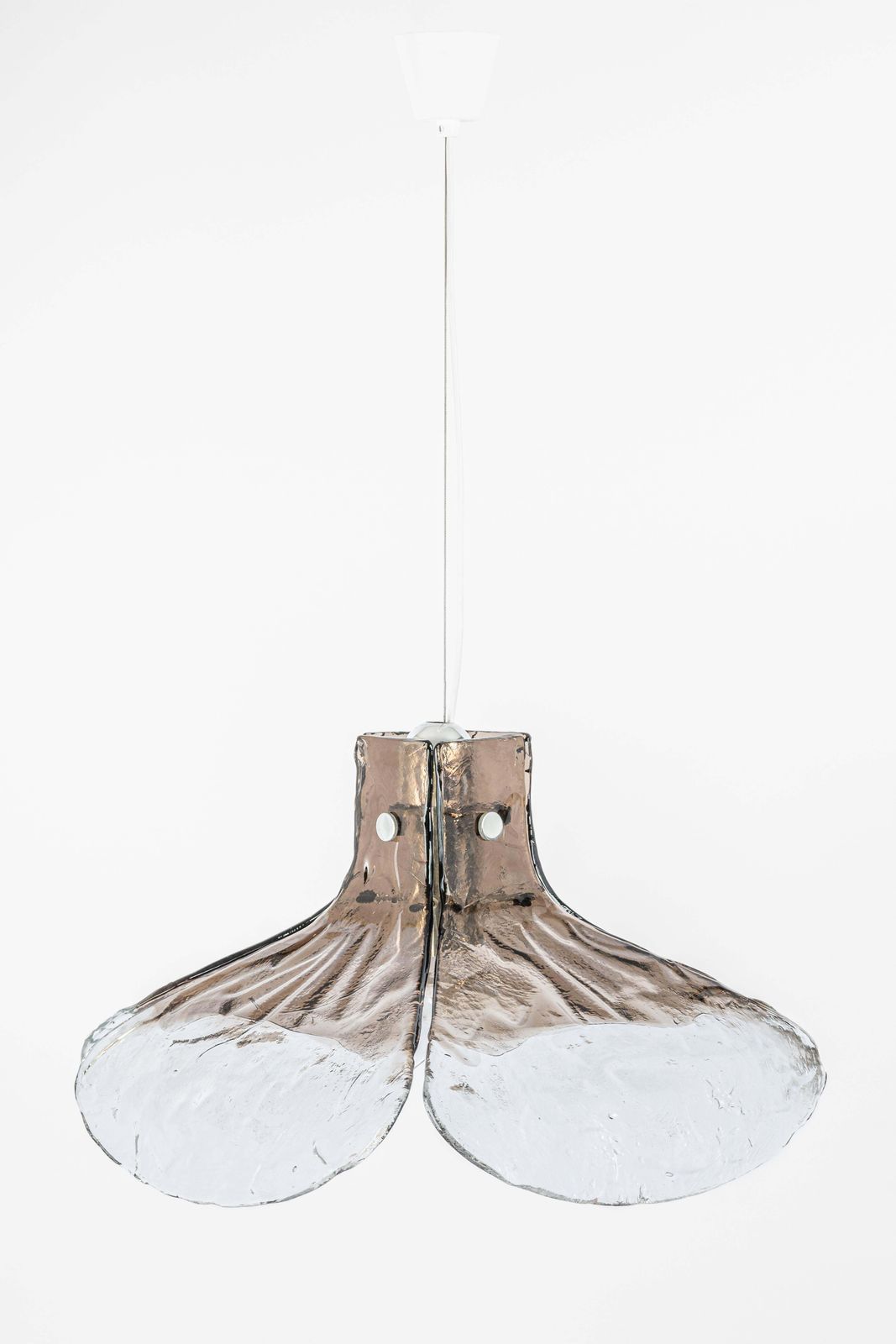 1 Of 2 Murano Glass Chandelier Designed By Carlo Nason For Kalmar, Germany, 60s photo vinterior