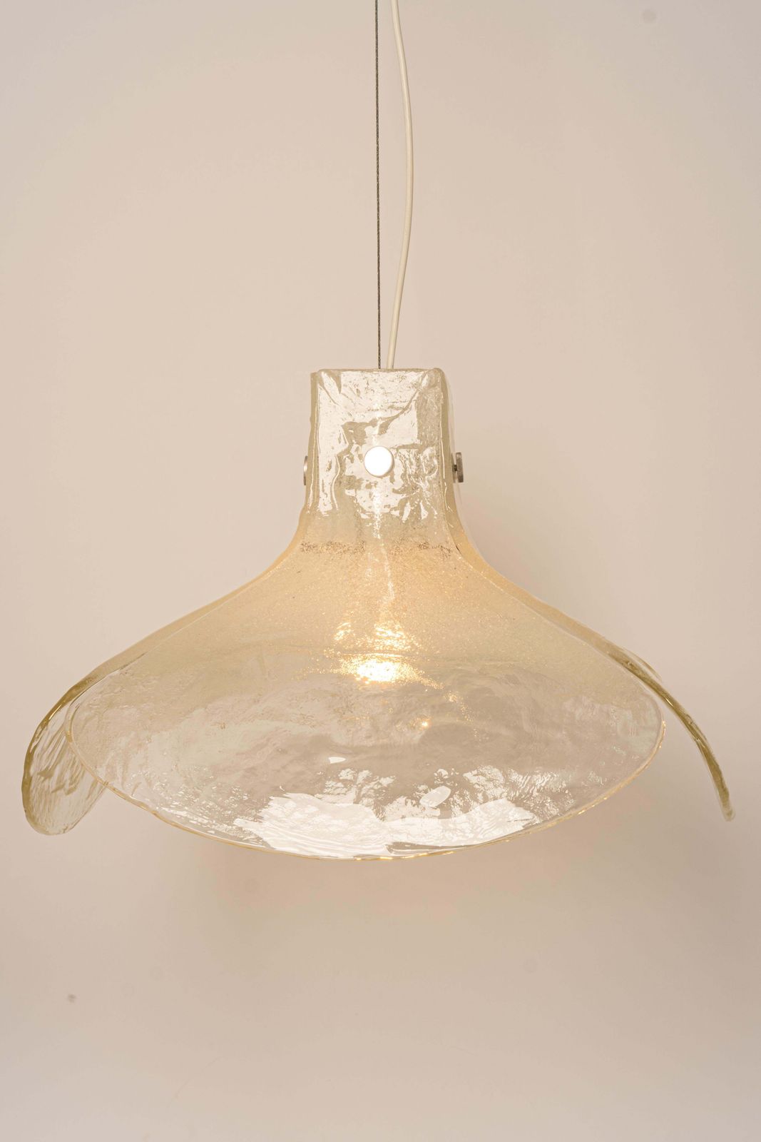 1 Of 2 Murano Glass Chandelier Designed By Kalmar, Germany, 1960s photo vinterior