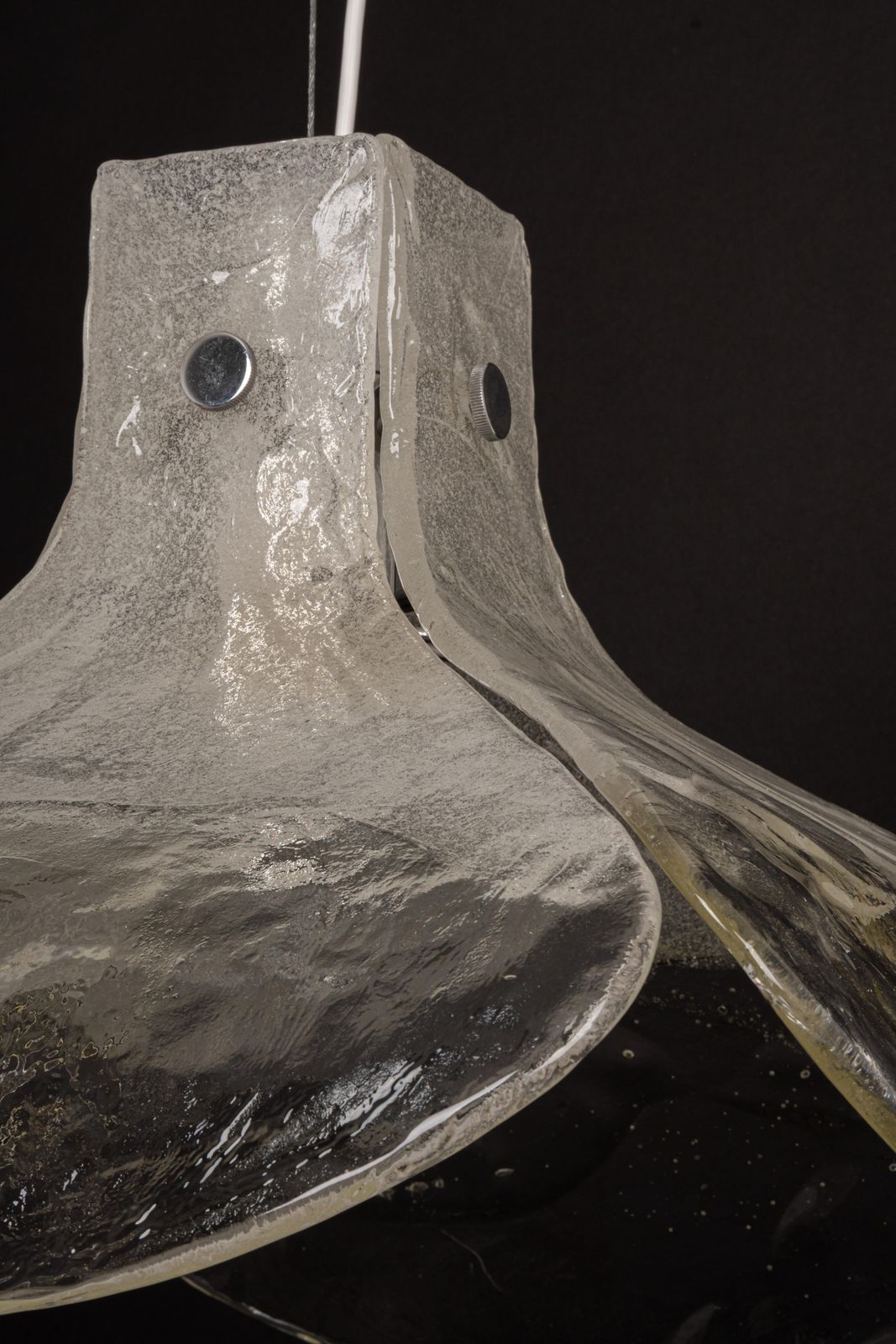 1 Of 2 Murano Glass Chandelier Designed By Kalmar, Germany, 1960s photo buy