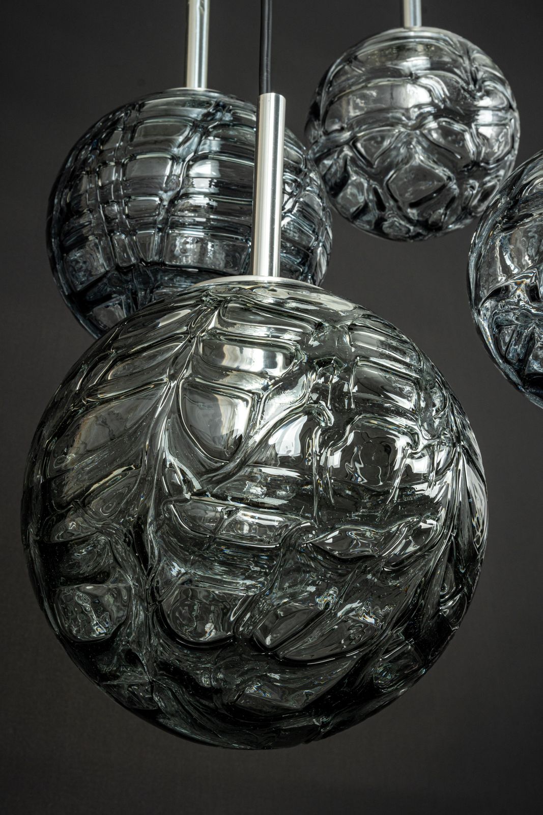 Large Designer Cascading Chandelier Murano Glass By Doria, Germany, 1970s photo furniture