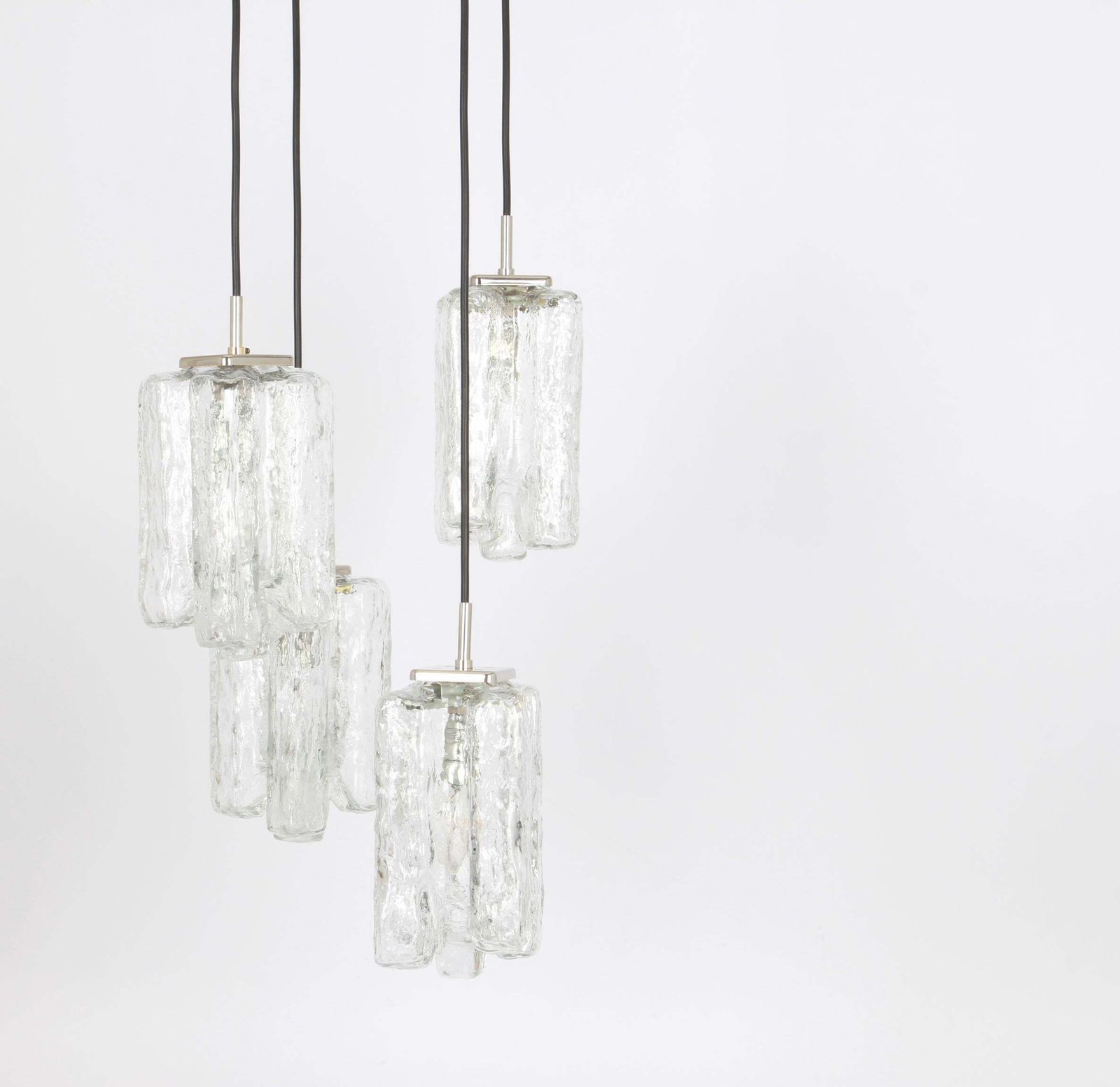 Stunning Designer Cascading Chandelier Murano Glass By Kalmar, Austria, 1970s photo furniture