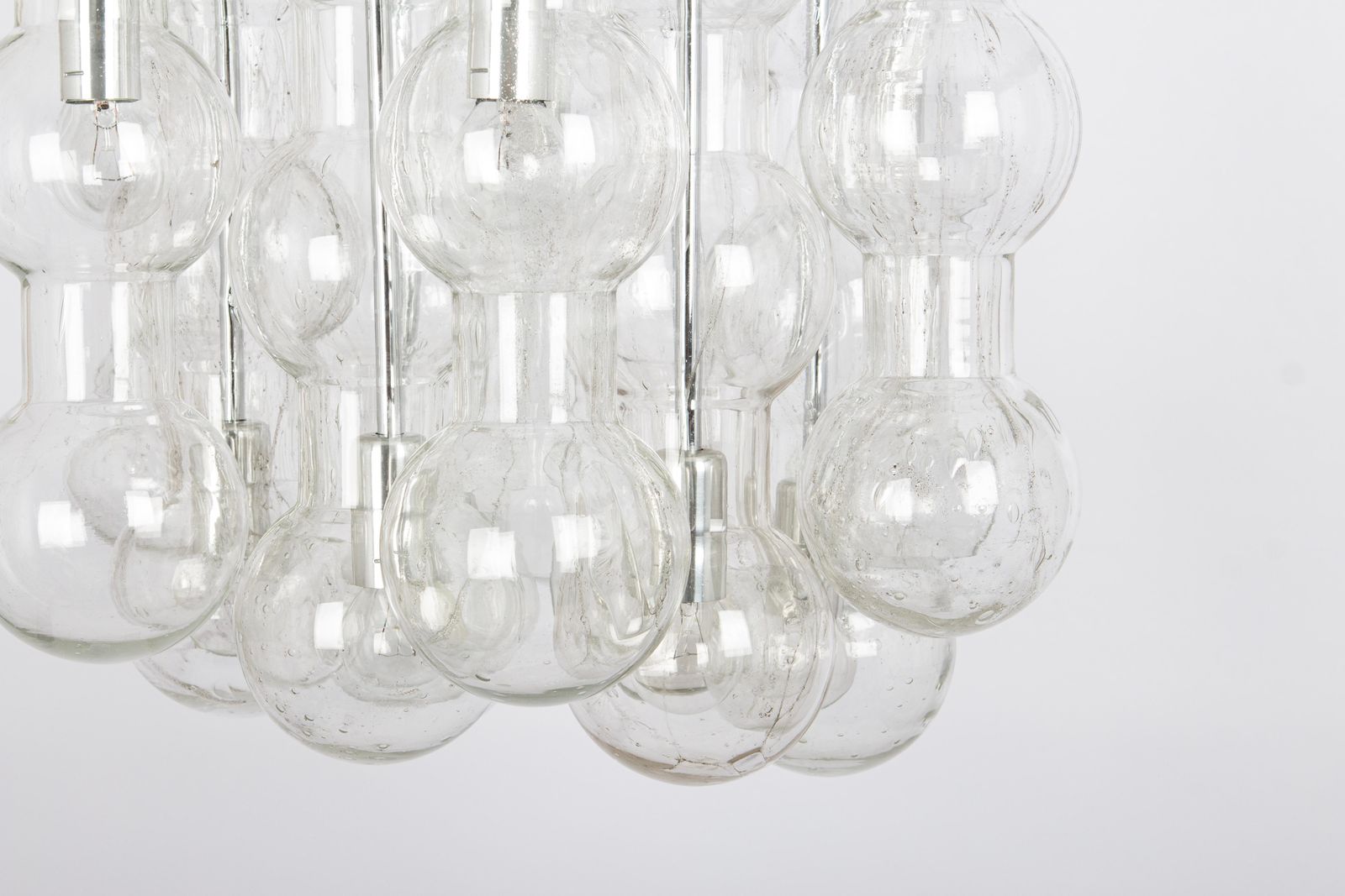 Large Designer Cascading Chandelier Murano Glass By Doria, Germany, 1970s photo Lighting