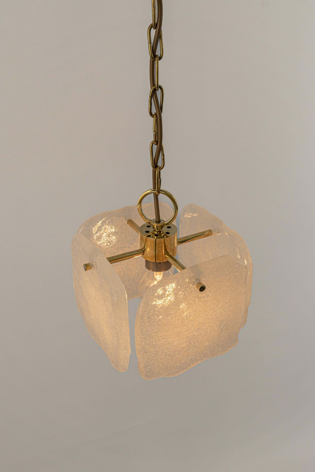 1204.0 1 Of 3 Petite Murano Glass Pendant Light By Kalmar, Germany, 1960s photo
