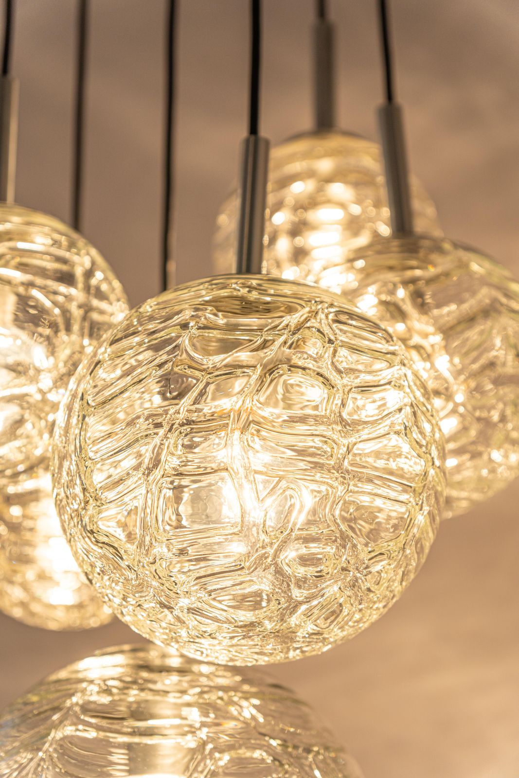 Large Designer Cascading Chandelier Murano Glass By Doria, Germany, 1970s photo 1677.0