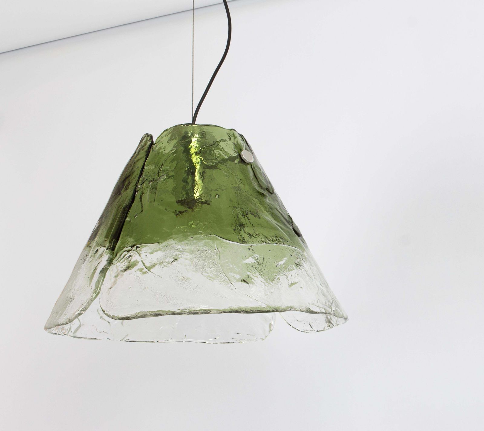 Stunning Green Murano Pendant Light In Style Of Carlo Nason By Kalmar, 1970s photo furniture