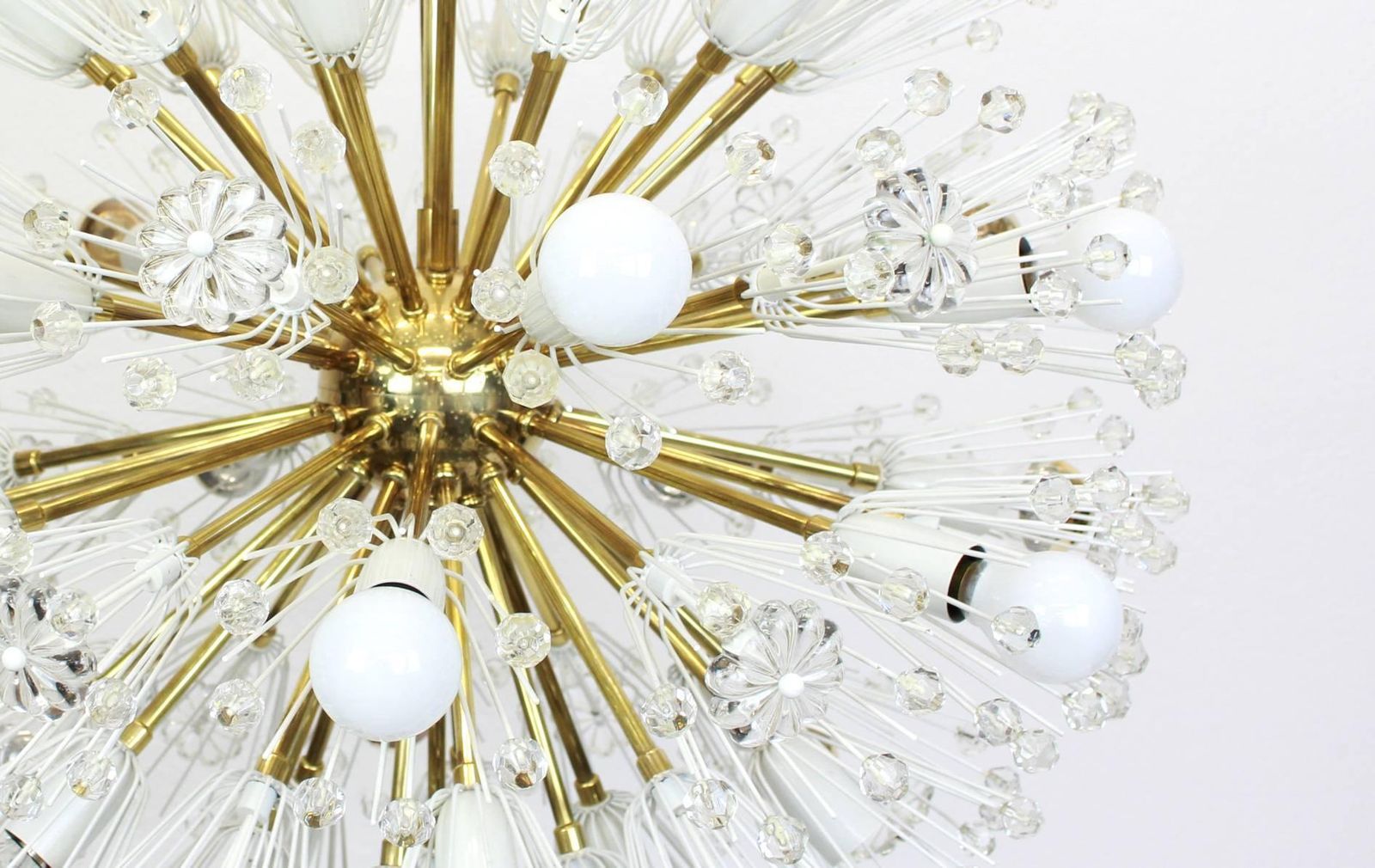 Huge Starburst Brass Chandelier By Emil Stejnar, Austria, 1960s photo vinterior