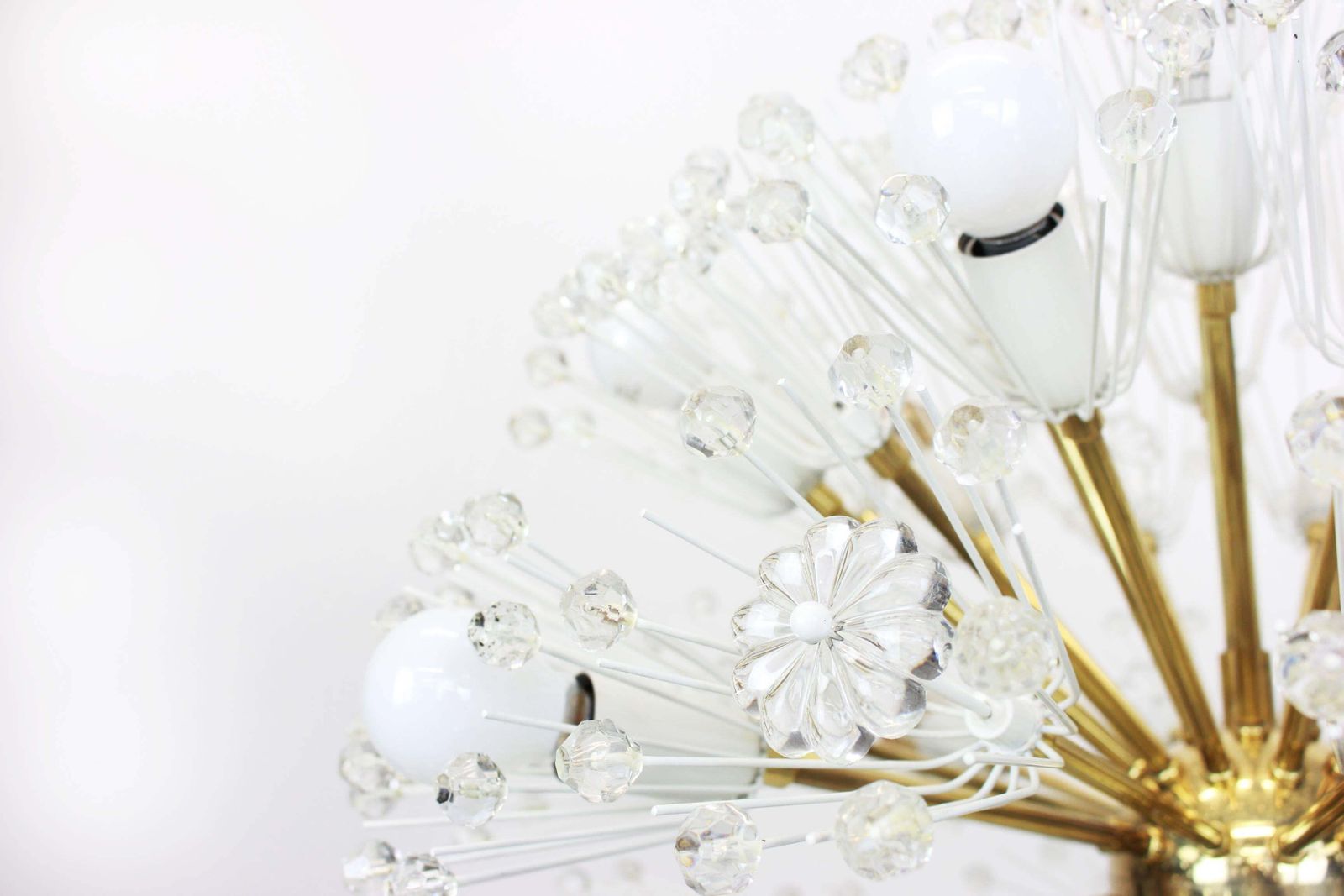 Huge Starburst Brass Chandelier By Emil Stejnar, Austria, 1960s photo vintage