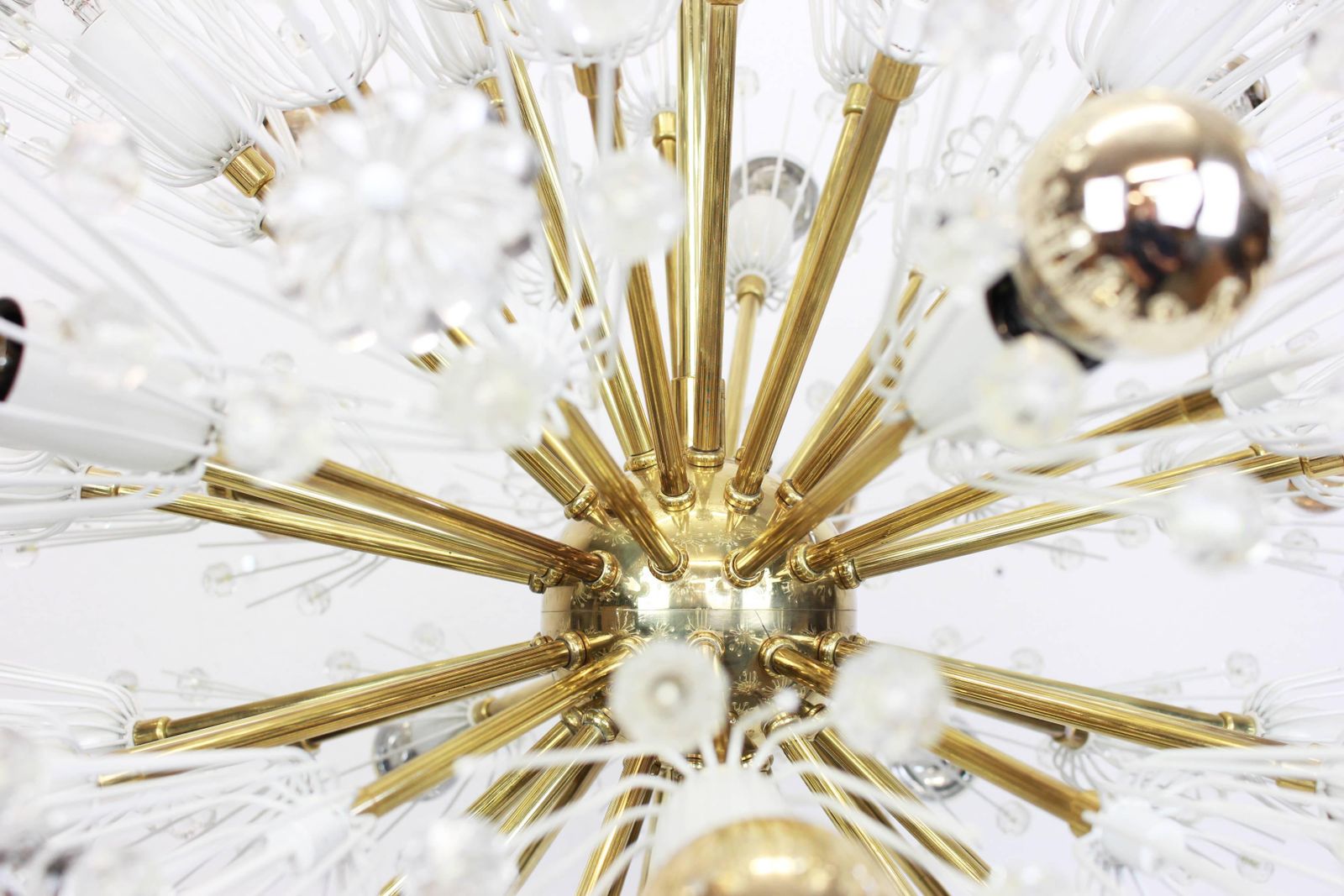 photo furniture Huge Starburst Brass Chandelier By Emil Stejnar, Austria, 1960s