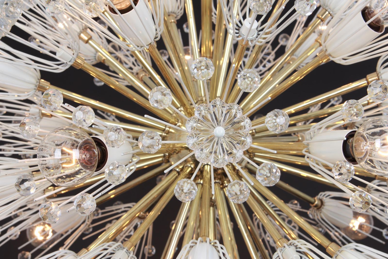 photo buy Huge Starburst Brass Chandelier By Emil Stejnar, Austria, 1960s