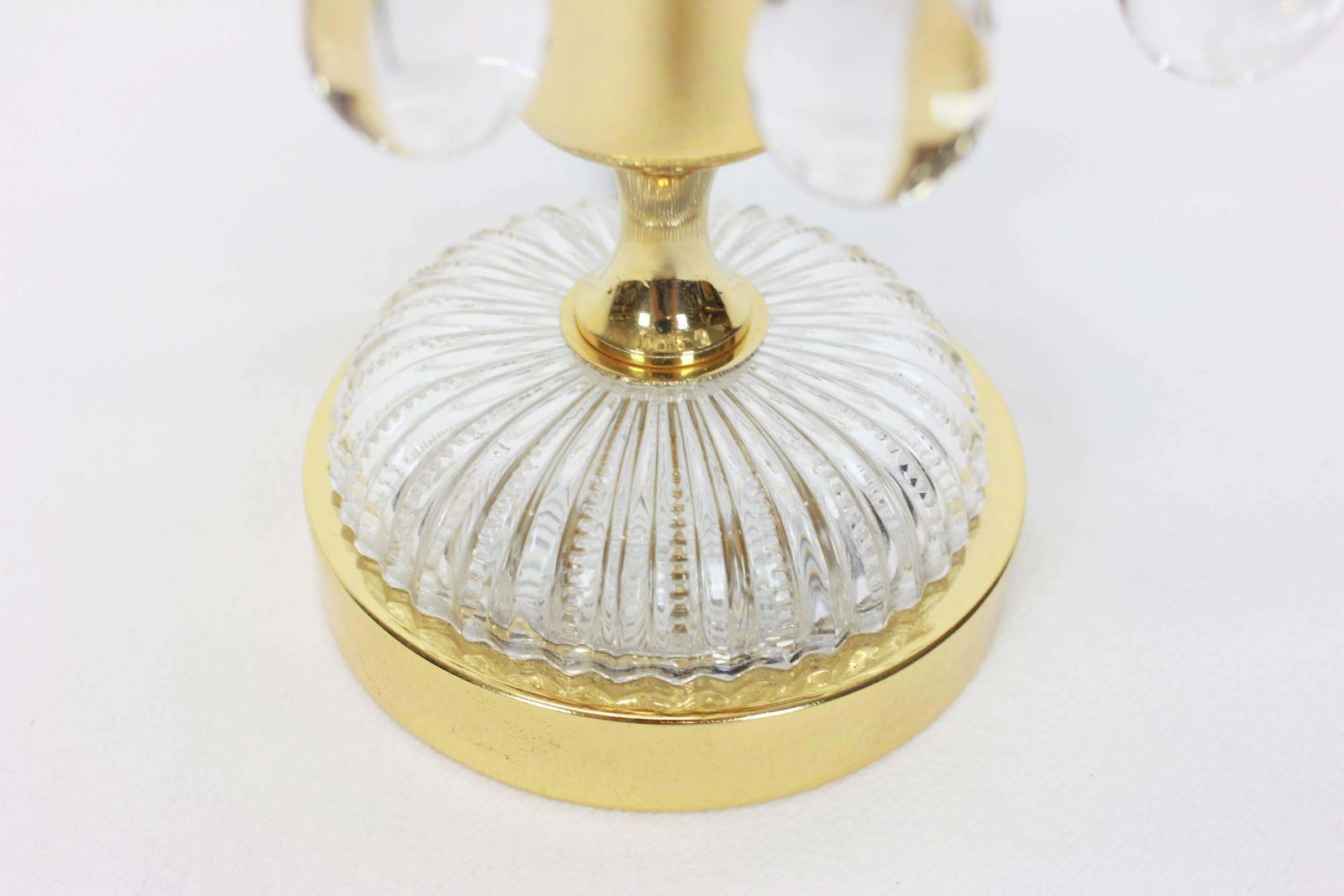 Pair Of Murano Glass Tear Drop Table Lamps By Palwa, Germany, 1960s photo for sale