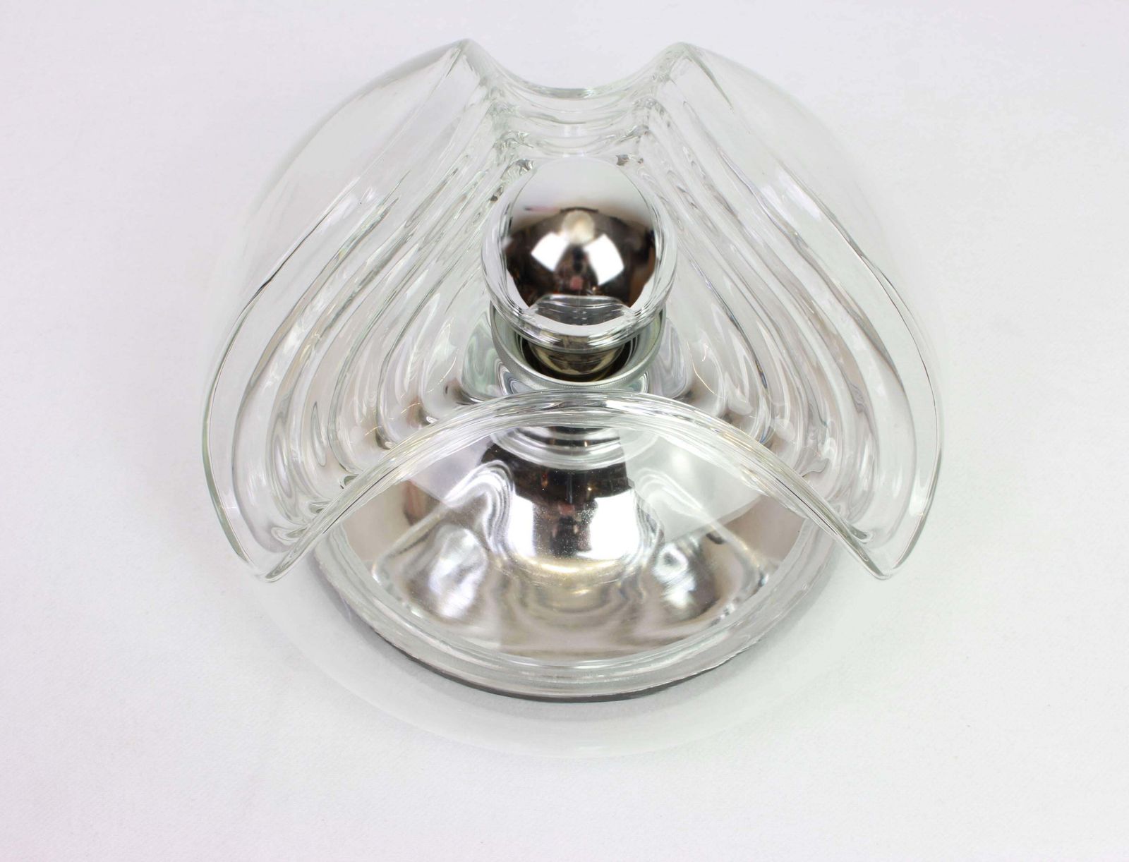 1 Of 6 Large Wall Sconce/Flushmount, Koch & Lowy By Peill & Putzler, Germany photo for sale