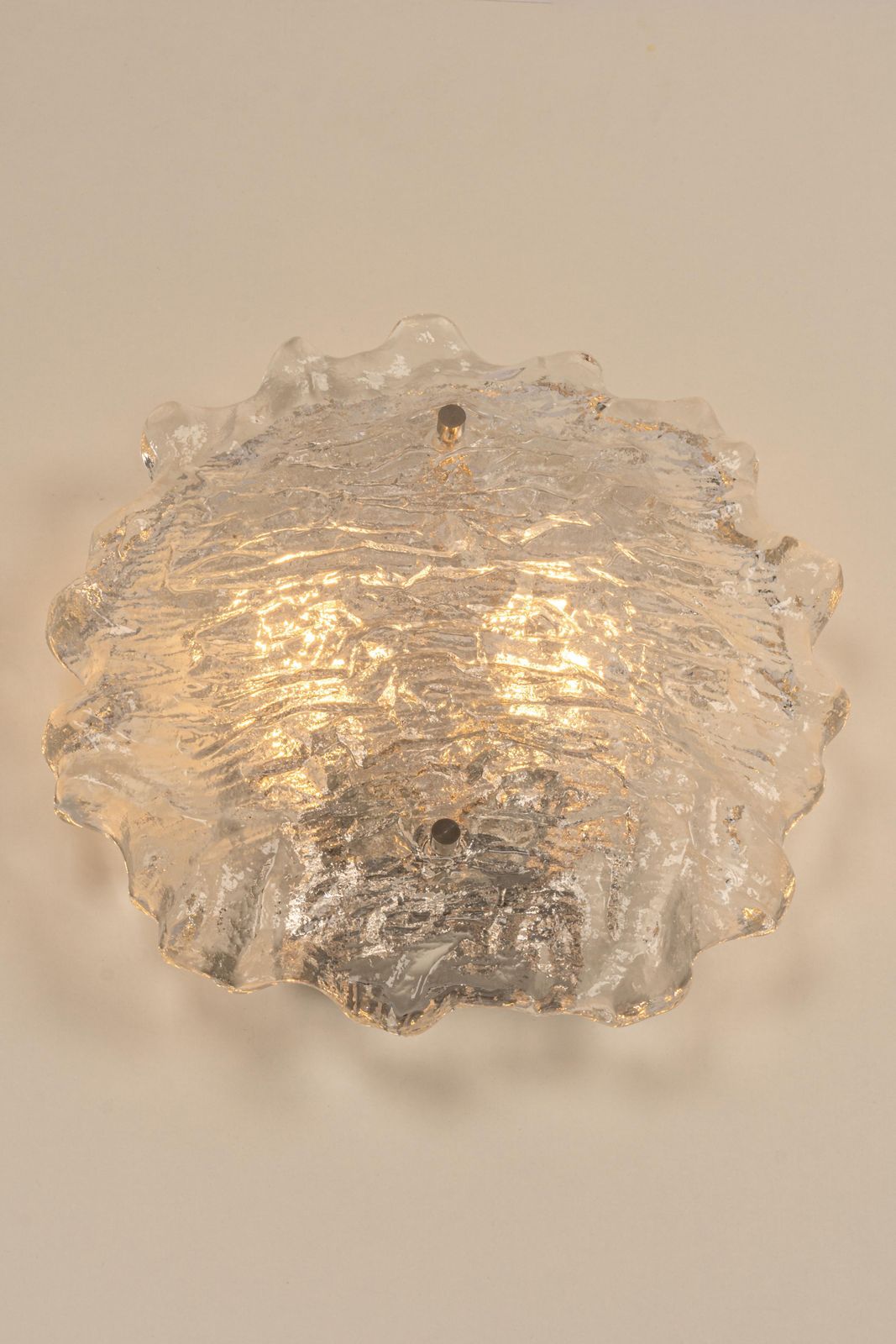 photo furniture 1 Of 2 Exclusive Sputnik Crystal Glass Wall Sconce By Peill & Putzler, Germany