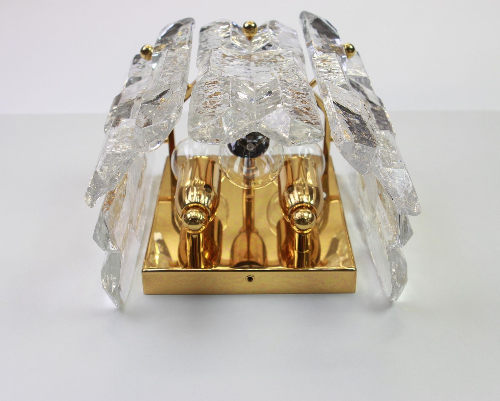 1 Of 2 Large Kalmar Sconces Wall Lights 'Palazzo', Austria, 1960s photo buy