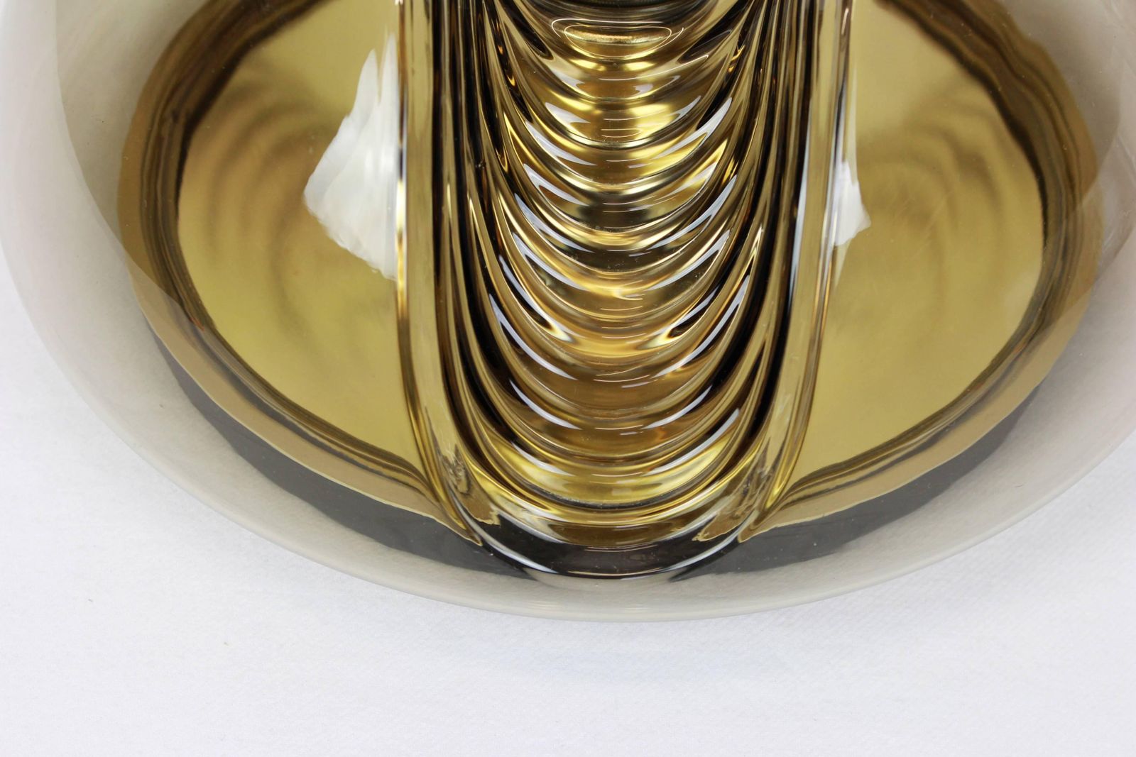 1 Of 4 Large Wall Sconce Flush Mount, Koch & Lowy By Peill & Putzler, Germany photo Lighting