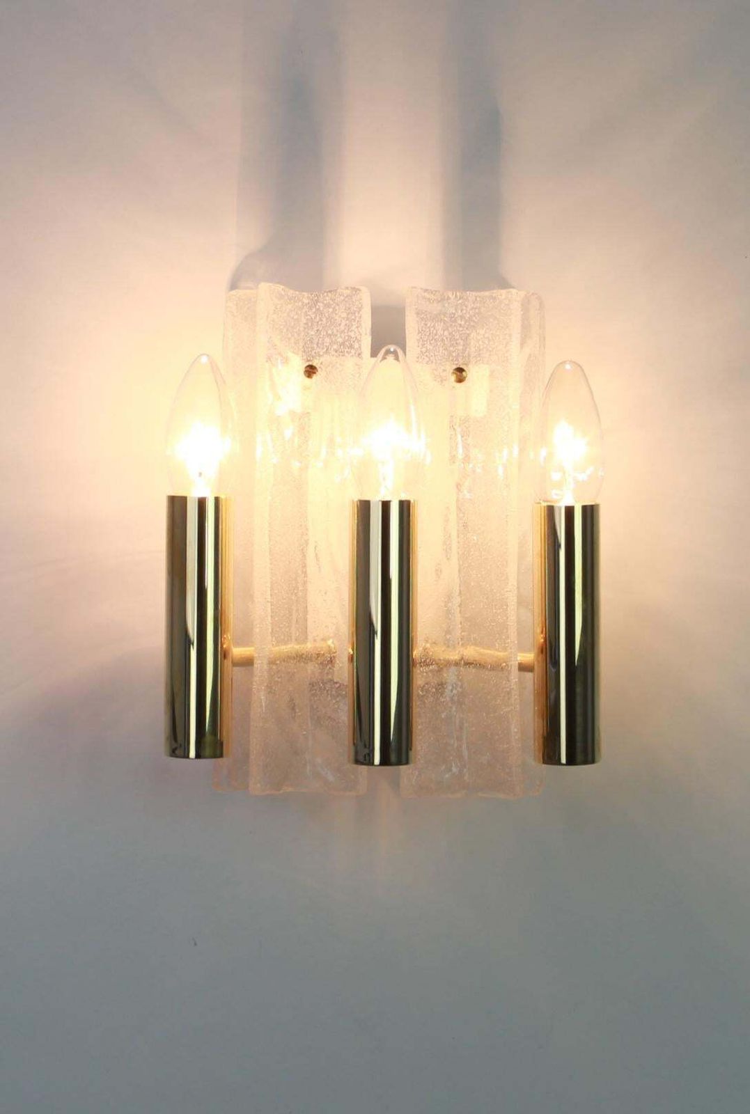 Pair Of Murano Glass Sconces By Kalmar, Mod Lipizza, Austria, 1960s photo furniture