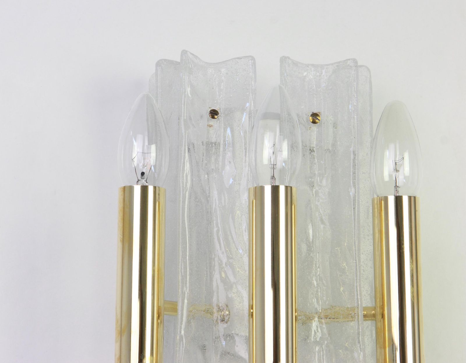 Pair Of Murano Glass Sconces By Kalmar, Mod Lipizza, Austria, 1960s photo vinterior