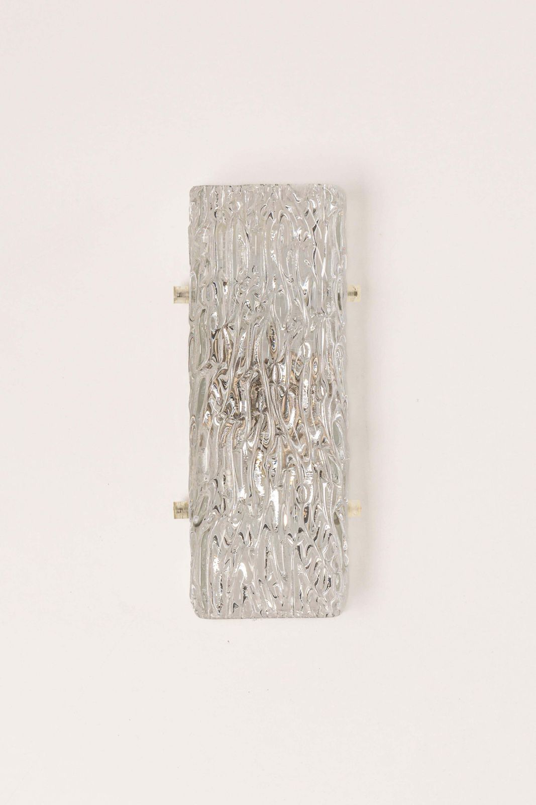 1 Of 2 Pairs Of Kalmar Sconces Glass Wall Lights, Austria, 1960s photo vinterior