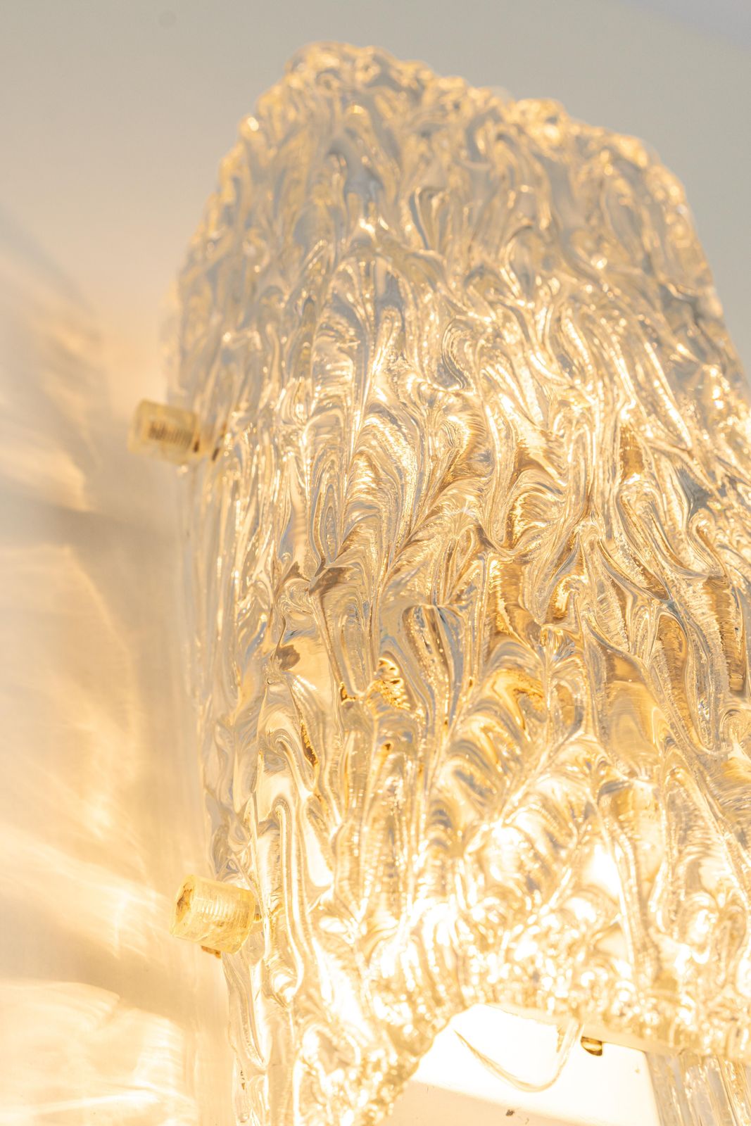 photo for sale 1 Of 2 Pairs Of Kalmar Sconces Glass Wall Lights, Austria, 1960s