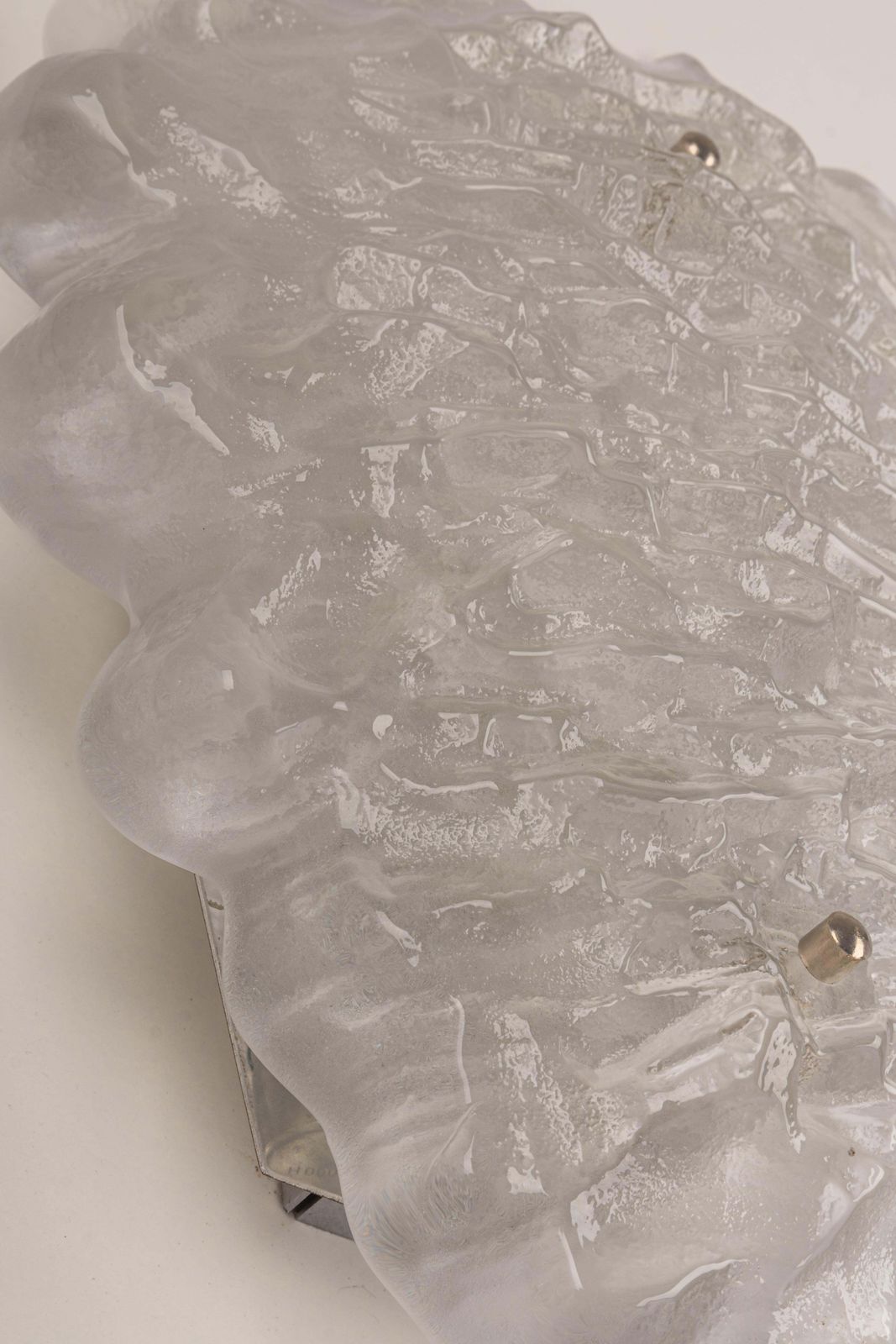 Lighting Pair Of Exclusive Sputnik Crystal Glass Wall Sconces By Peill & Putzler, Germany photo